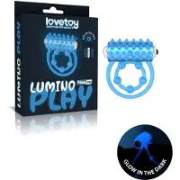 Lovetoy - Lumino Play - Vibrerende Cockring Met Nopjes- Glow In The dark