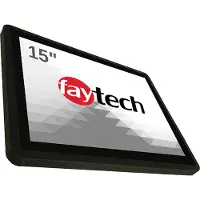 Faytech FT15TMBCAP touch screen-monitor 38,1 cm (15'') 1920 x 1200 Pixels Zwart Multi-touch Tafelblad
