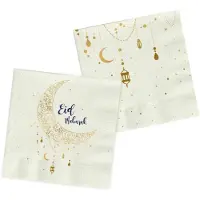 Folat - Servetten - Eid Mubarak 33 x 33 cm - 20 stuks