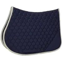 Kentucky Horsewear Horsewear - Zadeldoek softshell onion quilt jumping marine-beige