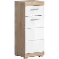 Furnilux Lambada staande kast wit hoogglans mdf tz sonoma nb