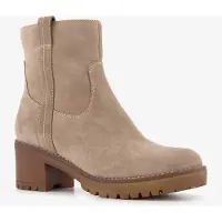 Harper suède dames boots beige maat 37