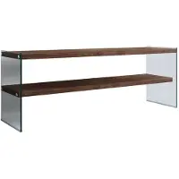 Skye Decor Modern Walnoot TV-meubel met Planken en Muurbevestiging