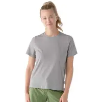 Smartwool - Women's Perfect Crew Tee - Merinoshirt M, grijs