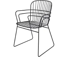 Jan Kurtz Ferly fauteuil staal 2 stuks