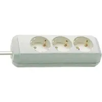 Brennenstuhl Eco-Line 3-voudig wit 5m H05VV-F 3G1,5 - 1158610050