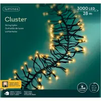 Lumineo Kerstverlichting LED Cluster 3000L 27m Warmwit Warmwit Kunststof
