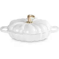 Le Creuset Campagnard Pompoen Ø28cm / 2,5L 'Wit'