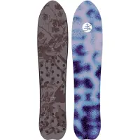 Burton - Snowboards - Backseat Driver Pow Surfing Board 2026 voor Unisex van Hout - Maat 140 cm - Bruin