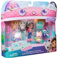 Gabby's Dollhouse De Film - Speelfigurenset - met Gabby 6 katjes en 1 poppenhuispakketje