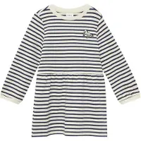 s.Oliver Jurk crème / navy / zwart / zilver