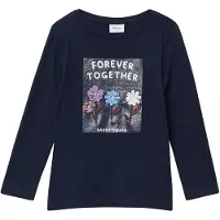 s.Oliver Shirt navy / chocoladebruin / sering / wit