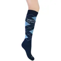 Stapp Horse Kniekous Horse Ruit Grijs&Roze&Fuchsia - Ruiterkleding