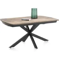 Henders & Hazel Pavalon uittrekbare tafel HPL/metalen onderstel