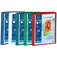 Exacompta Kreacover 15 mm Presentatieringband PP (Polypropeen) A4 4 Ringen Kleurenassortiment 51989E 20 Stuks