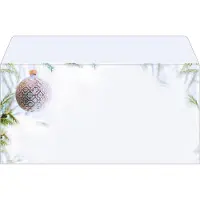 Sigel Kerstenveloppen &amp;quot;Winter Mood&amp;quot;, 50 enveloppen zonder venster, DL 110 x 220 mm, inkjet- &amp;amp; laserprinter