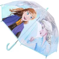 Disney Frozen Frozen kinderparaplu - blauw/transparant - D71 cm