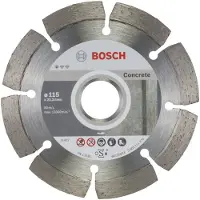 Bosch 2608603239 2608603239 Diamanten doorslijpschijf Diameter 115 mm Boordiameter 22.23 mm Beton, Staalbeton, Betonblok 10 stuk(s)