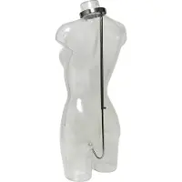 Rimba - Bondagehaak - Collar Met Anaal Haak - Verbonden Met Stang - RVS - Medische Kwaliteit