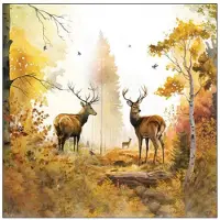 Ambiente Servetten 33cm Autumn forest