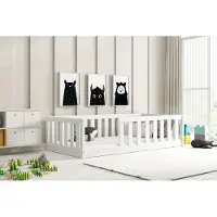 BMS - Kinder Eenpersoonsbed Bella Sima - 80x160 cm - Wit
