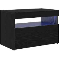 vidaXL TV Kast 60 x 35 x 40 cm Zwart Eiken Bewerkt hout