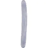 Chisa Novelties Dubbele dildo 32,5 cm - transparant
