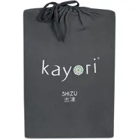 Kayori Hoeslaken Shizu Antracite (Jersey)-Lits-Jumeaux XL (180/200 x 200/210/220 cm)