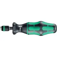 Wera 7452 Kraftform Instelbare Momentschroevendraaier met standaardinstellingen met Rapidaptor Snelwisselhouder, 1/4 duim, 0,9 - 1,5 Nm - 1 stuk(s) - 05074794010