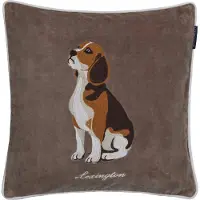 Lexington Home Dog Kussenhoes 50x50 Cm Bruin - Decoratieve kussens & hoezen Katoenfluweel Brown - 12534114-1997-SH25