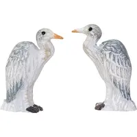 Intratuin Dickensville Kerstdorpminiatuur Reigers Op Het Ijs 1,4 X 0,9 X 2,3 Cm 2 Stuks