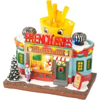 Lumineo Kersthuisje French Fries (snackbar) 12 X 19,5 X 16 Cm
