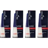 Herome 4-Pack Nagelverharder Extra Sterk en Base Coat - Nail Hardener Extra Strong- Nagelversterker voor Zwakke en Gevoelige Nagels - TFS Hars- en Tolueenvrij - 4*10ml