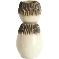 Light & Living AVERA vaas keramiek in crème-bruin – Ø26x55 cm