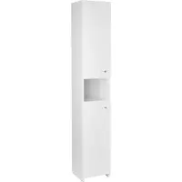 Plazan Basic kolomkast 30x180cm wit