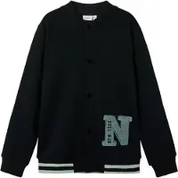 Name it Sweatvest 'NKMOSKAR' lichtgroen / zwart