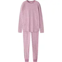 TWO SOON Set mauve / wit