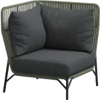 4Seasons Altoro hoekmodule groen incl. 3 kussens