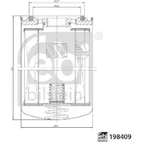 FEBI BILSTEIN 198409 Oliefilter