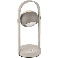 TRIO Musterring Cannon – Tafellamp – Antraciet – Oplaadbaar – LED – Touchfunctie – USB-C aansluiting