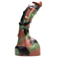 Kiotos Revolt - Dildo Fantasie - Green Army - Nr. 18 - Medium - 19 x 4,5 cm