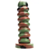 Kiotos Revolt - Dildo Fantasie - Green Army - Nr. 11 - 21,5 x 6 cm