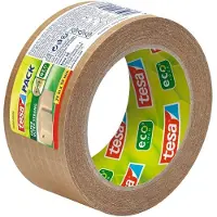 TESA Verpakkingstape 56000 Eco papier ultra strong 50mmx25m | 6 stuks