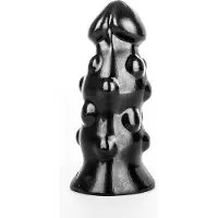 Bubble Toys - PokPok - Anaal Dildo - Zwart - Vier maten X-Large