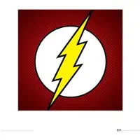 Pyramid Kunstdruk DC Comics - The Flash - Symbol 40x40cm