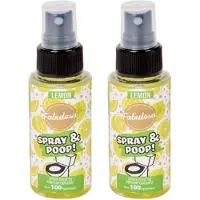 Fabulosa Spray & Poop - - 2 stuks - Lemon