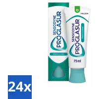 Sensodyne 24 x - Tandpasta - Proglasur Fresh & Clean - Frisse Mond - 75 ml - Tandpasta - Glazuur Bescherming - Gevoelige Tanden - Frisse Adem - Tanderosie