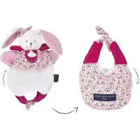 Doudou et Compagnie Doudou konijn Amusette 3 IN 1