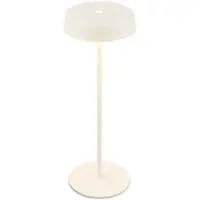 Briloner Pala –Tafellamp oplaadbaar – dimbaar – draadloos – IP44 – warm wit licht – antiek wit kleur – Ø13 x 36,5 cm