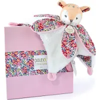 Doudou et Compagnie Doudou petal Faon Boh'aime - - PLUSHEN/Doudous - Roze - 100 % polyester